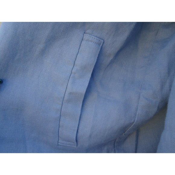 New Eileen Fisher Heavy Org Linen Light Blue PL $278 - Picture 9 of 12